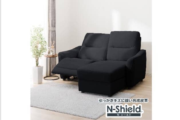 2P Lｶｳﾁ Rｿﾌｧ HE02 NS BK | ニトリネット【公式】 家具・インテリア通販