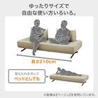 マルチソファ 布張りタイプ (SC01 DGY) 4枚目画像