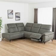 電動リクライニングコーナーソファ 布張りタイプ(ボンド 右コーナー)【島忠ホームズ商品】