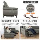 電動リクライニングコーナーソファ 布張りタイプ(ボンド 右コーナー IV)【島忠ホームズ商品】 3枚目画像