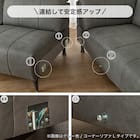 3人掛け 電動リクライニングソファ 布張りタイプ(ボンド IV)【島忠ホームズ商品】 7枚目画像