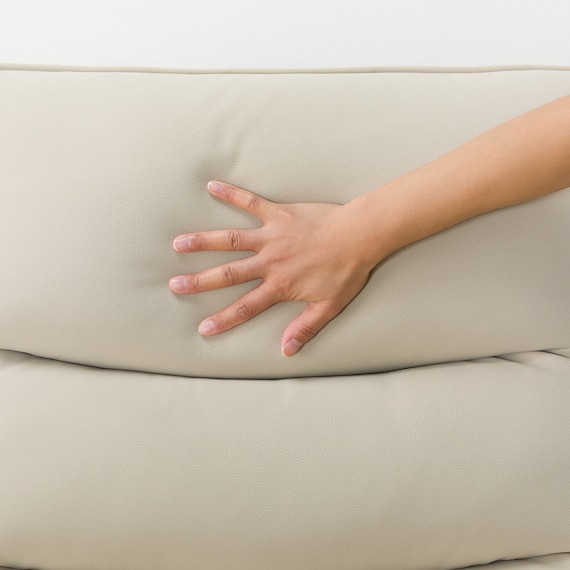 【2モーター】傷・汚れに強い 3人掛け電動リクライニングソファ テーブル付き 合皮タイプ (Nビリーバ3 Nシールド BE) 21枚目画像