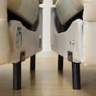 【2モーター】傷・汚れに強い 3人掛け電動リクライニングソファ テーブル付き 合皮タイプ (Nビリーバ3 Nシールド BE) 24枚目画像