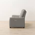 【2モーター】傷・汚れに強い 2人掛け電動リクライニングソファ 合皮タイプ (Nビリーバ3 Nシールド GY) 12枚目画像