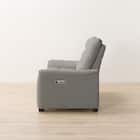 【2モーター】傷・汚れに強い 2人掛け電動リクライニングソファ 合皮タイプ (Nビリーバ3 Nシールド GY) 12枚目画像