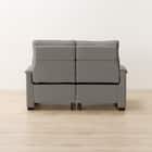 【2モーター】傷・汚れに強い 2人掛け電動リクライニングソファ 合皮タイプ (Nビリーバ3 Nシールド GY) 13枚目画像