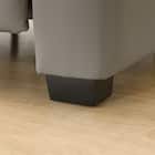 【2モーター】傷・汚れに強い 2人掛け電動リクライニングソファ 合皮タイプ (Nビリーバ3 Nシールド GY) 18枚目画像