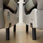 【2モーター】傷・汚れに強い 2人掛け電動リクライニングソファ 合皮タイプ (Nビリーバ3 Nシールド GY) 19枚目画像