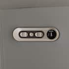 【2モーター】傷・汚れに強い 1人掛け電動リクライニングソファ 合皮タイプ (Nビリーバ3 Nシールド GY) 14枚目画像