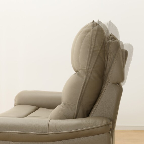 【2モーター】2人掛け電動リクライニングソファ 本革(一部合成皮革)タイプ (Nビリーバ3 MO) 15枚目画像