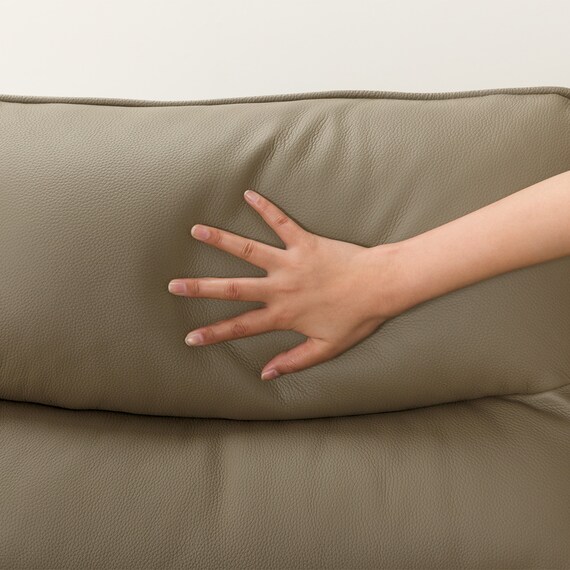 【2モーター】2人掛け電動リクライニングソファ 本革(一部合成皮革)タイプ (Nビリーバ3 MO) 16枚目画像