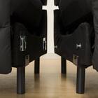 【2モーター】3人掛け電動リクライニングソファ テーブル付き 本革(一部合成皮革)タイプ (Nビリーバ3 本革/一部合成皮革 BK) 23枚目画像