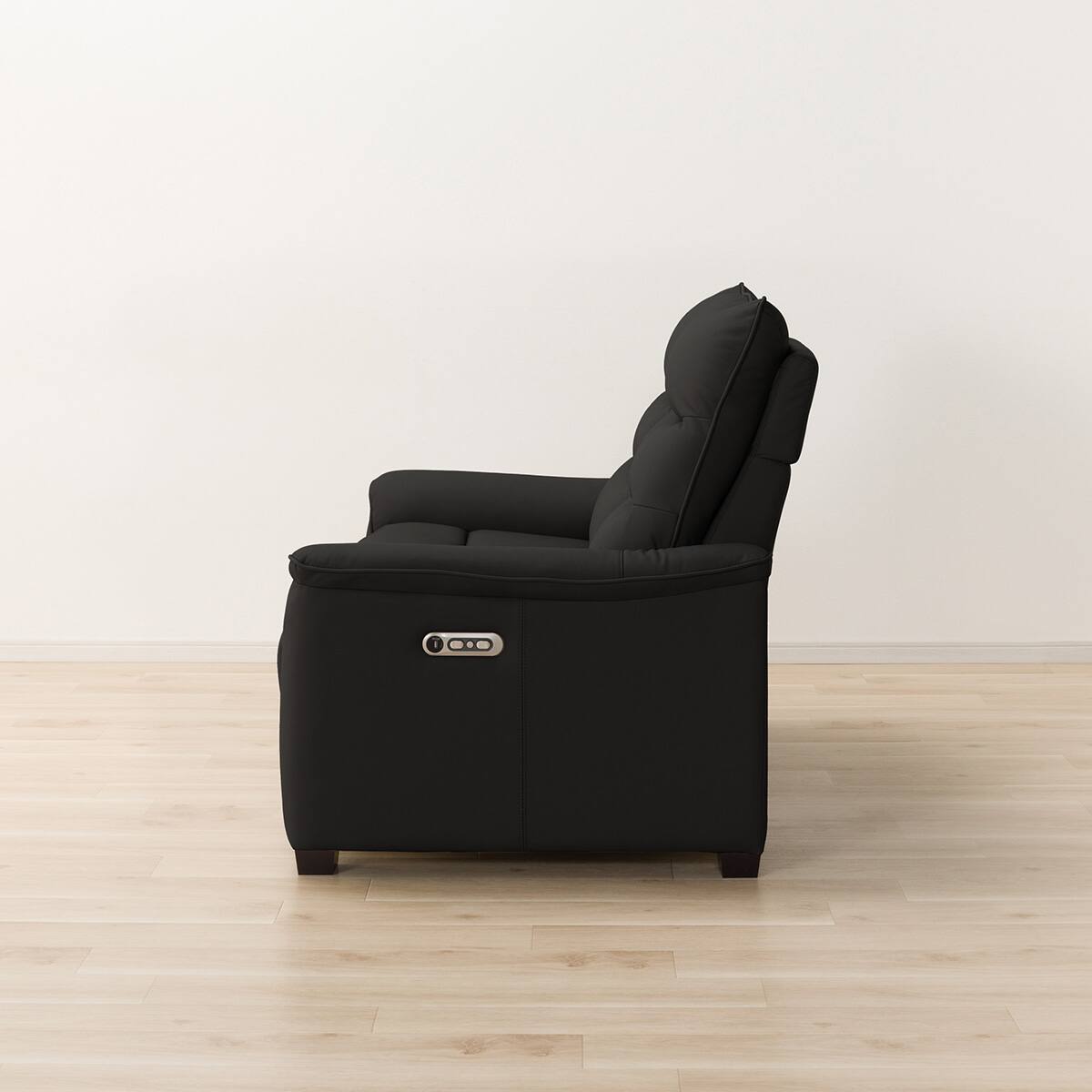 2モーター】2人掛け電動リクライニングソファ 本革(一部合成皮革