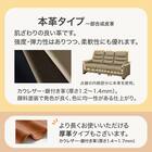 【2モーター】2人掛け電動リクライニングソファ 本革(一部合成皮革)タイプ (Nビリーバ3 BR) 8枚目画像