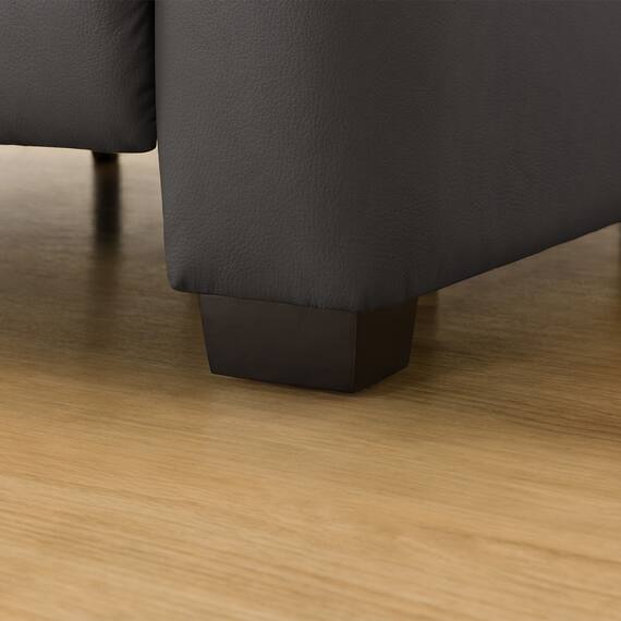 【2モーター】3人掛け電動リクライニングソファ テーブル付き 厚革(一部合成皮革)タイプ (Nビリーバ3 DGY) 21枚目画像