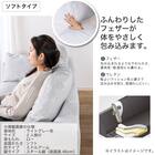2人掛けソファ 布張りタイプ(SS01 L/S/MA/STL B-LGY)【島忠ホームズ商品】 2枚目画像