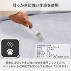 2人掛けソファ 布張りタイプ(SS01 L/S/MA/STL B-LGY)【島忠ホームズ商品】 9枚目画像