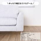 2人掛けソファ 布張りタイプ(L/S/MA/MBR SS01 B-LGY)【島忠ホームズ商品】 3枚目画像