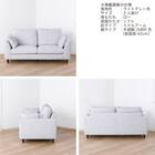 2人掛けソファ 布張りタイプ(L/S/MA/MBR SS01 B-LGY)【島忠ホームズ商品】 16枚目画像