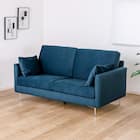 3人掛けソファ 布張りタイプ(SS01 L/H/SA/STL B-DBL)【島忠ホームズ商品】 1枚目画像