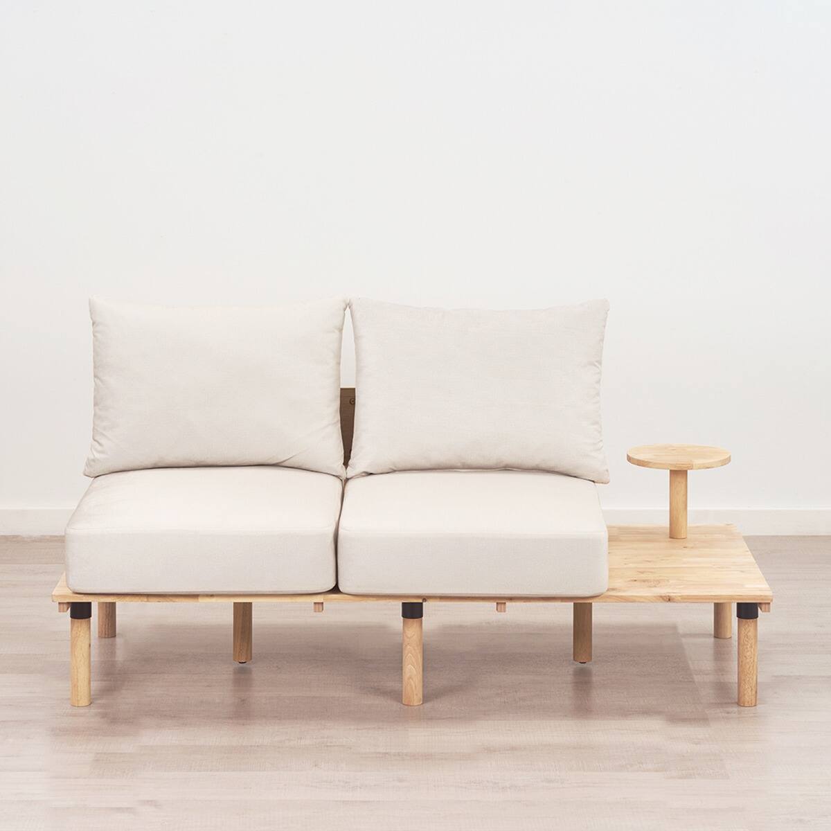 NATURAL SIGNATURE】天然木 2Pソファ・1Pソファセット | ニトリネット