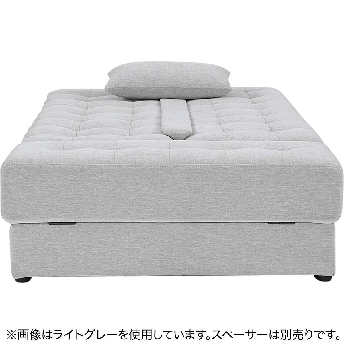 ソファベッド ボルスター付き + スツールセット 布張りタイプ (DJ14 2P