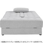 ソファベッド ボルスター付き + スツールセット 布張りタイプ  (DJ14 2Pソファ/収納付きスツール NV) 6枚目画像