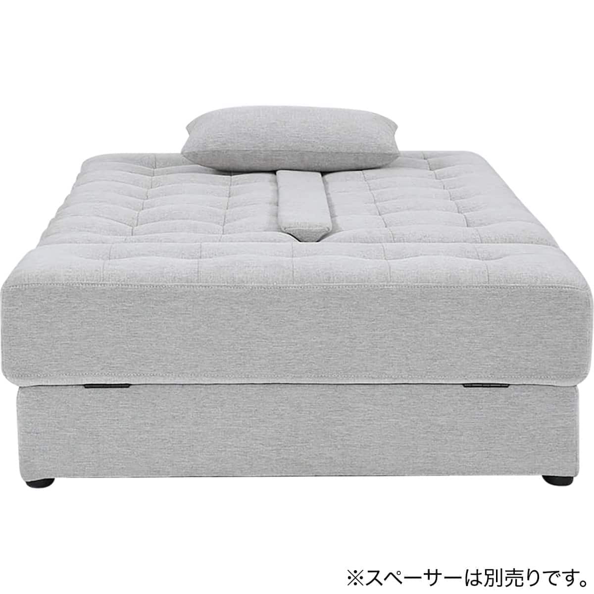 ソファベッド ボルスター付き + スツールセット 布張りタイプ (DJ14 2P