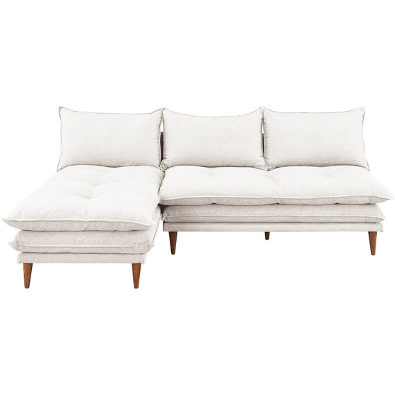 カウチソファセット 布張りタイプ (SF51 WH) 2枚目画像