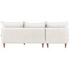 カウチソファセット 布張りタイプ (SF51 WH) 4枚目画像