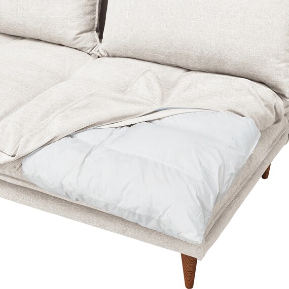 カウチソファセット 布張りタイプ (SF51 WH) 6枚目画像