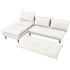 カウチソファセット 布張りタイプ (SF51 WH) 8枚目画像