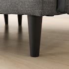 2人掛け 布・本革リバーシブルカウチソファ (ES01 GY) 14枚目画像