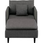 リバーシブル ロングシェーズ(ES01 布/合成皮革 GY) 2枚目画像