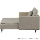 リバーシブル ロングシェーズ(ES01 布/合成皮革 GY) 3枚目画像