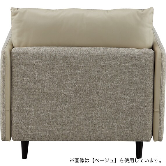 リバーシブル ロングシェーズ(ES01 布/合成皮革 GY) 4枚目画像