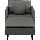 リバーシブル ロングシェーズ(ES01 布/合成皮革 GY) 6枚目画像