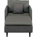 リバーシブル ロングシェーズ(ES01 布/合成皮革 GY) 6枚目画像