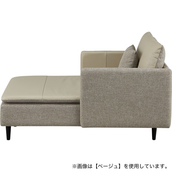 リバーシブル ロングシェーズ(ES01 布/合成皮革 GY) 7枚目画像