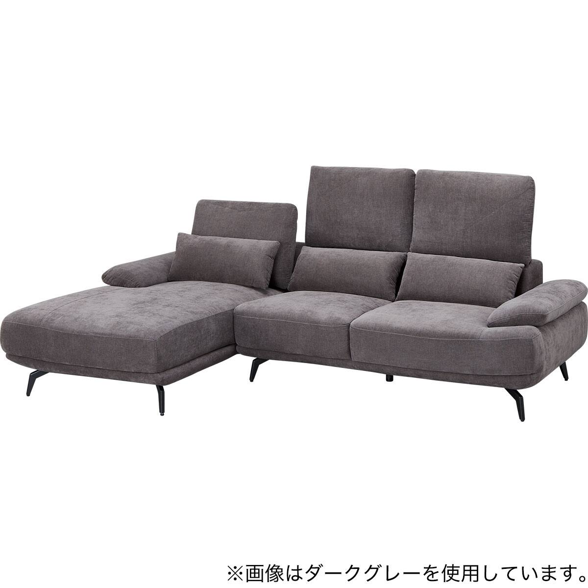 L型カウチソファ 布張りタイプ(SV06 RC LGY) | ニトリネット【公式