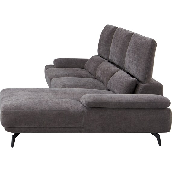 L型カウチソファ 布張りタイプ(SV06 LC DGY) 3枚目画像