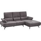 L型カウチソファ 布張りタイプ(SV06 LC DGY) 4枚目画像