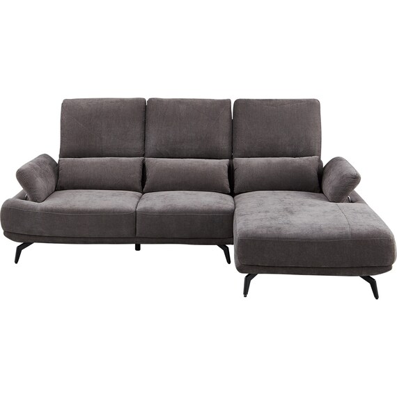 L型カウチソファ 布張りタイプ(SV06 LC DGY) 5枚目画像