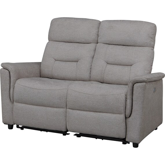 2人掛け電動リクライニングソファ 布張りタイプ(SW51 布 DGY) 1枚目画像