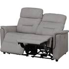 2人掛け電動リクライニングソファ 布張りタイプ(SW51 布 DGY) 2枚目画像