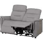 2人掛け電動リクライニングソファ 布張りタイプ(SW51 布 DGY) 2枚目画像