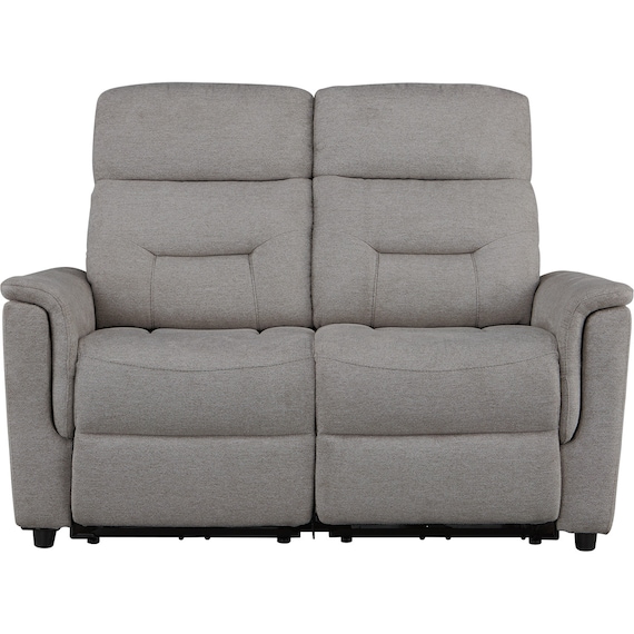 2人掛け電動リクライニングソファ 布張りタイプ(SW51 布 DGY) 3枚目画像