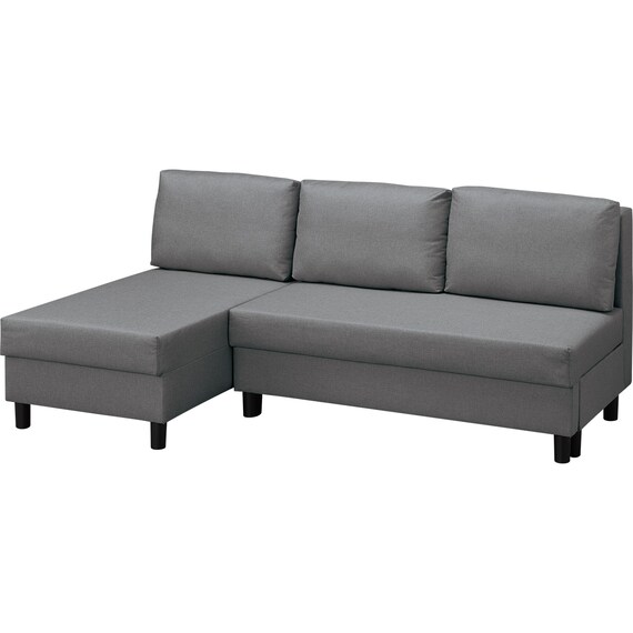 左右組み換え可能のカウチタイプソファベッド(BV02 DGY) 1枚目画像