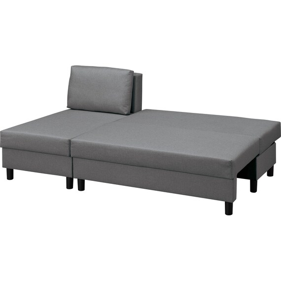 左右組み換え可能のカウチタイプソファベッド(BV02 DGY) 5枚目画像