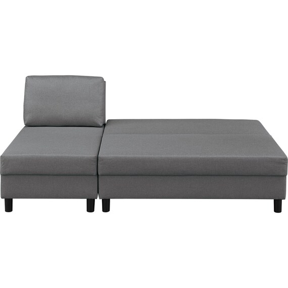 左右組み換え可能のカウチタイプソファベッド(BV02 DGY) 6枚目画像